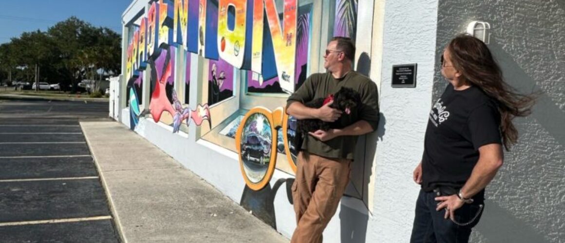 Brandon Scott and Jorde' best mural artist