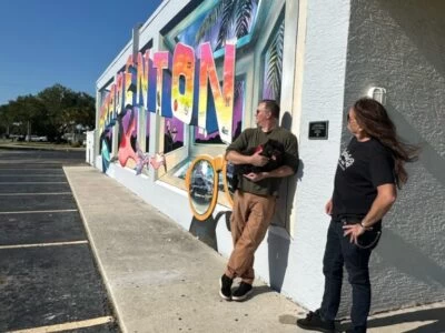 Brandon Scott and Jorde' best mural artist