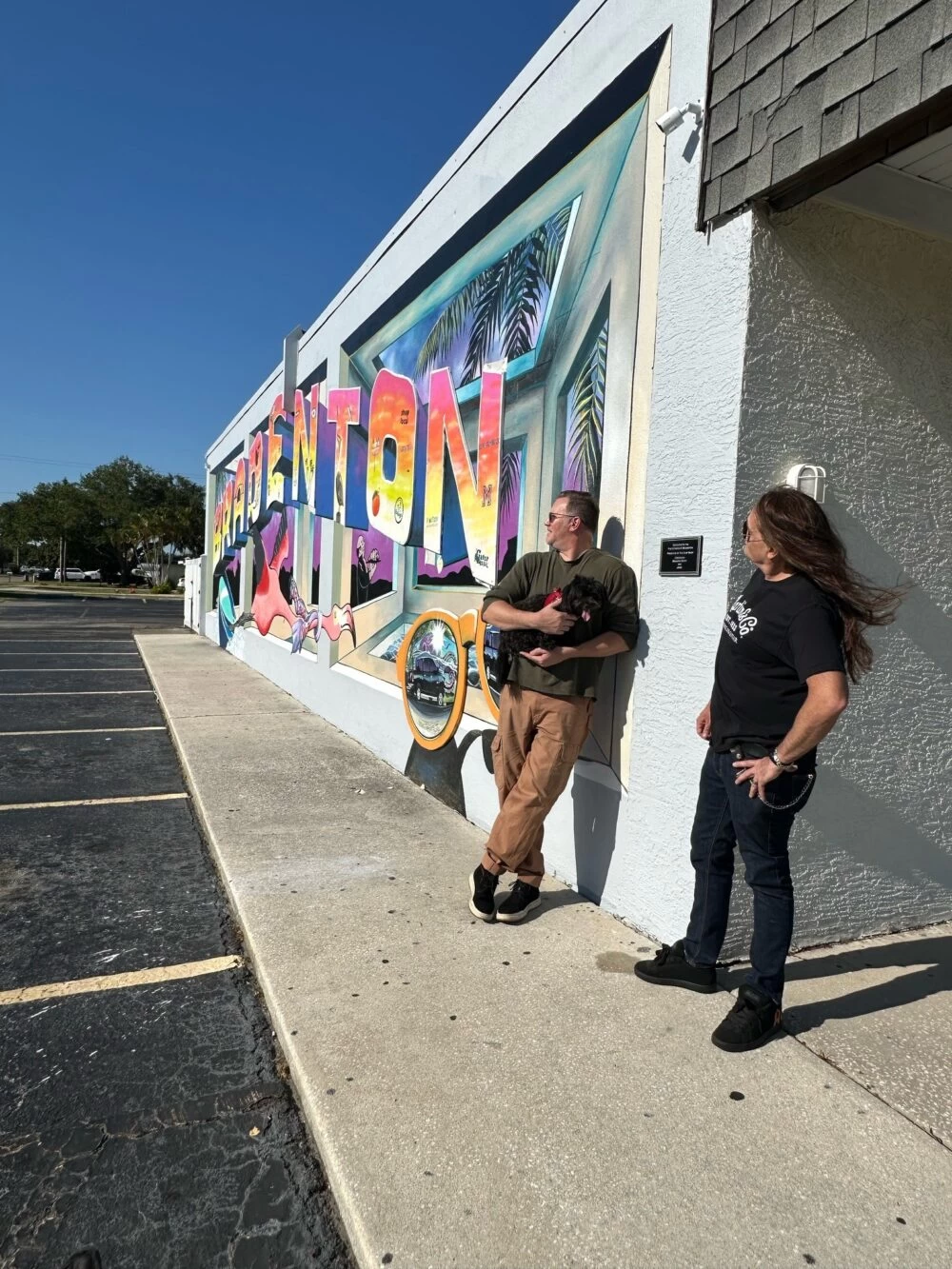 Brandon Scott and Jorde' best mural artist