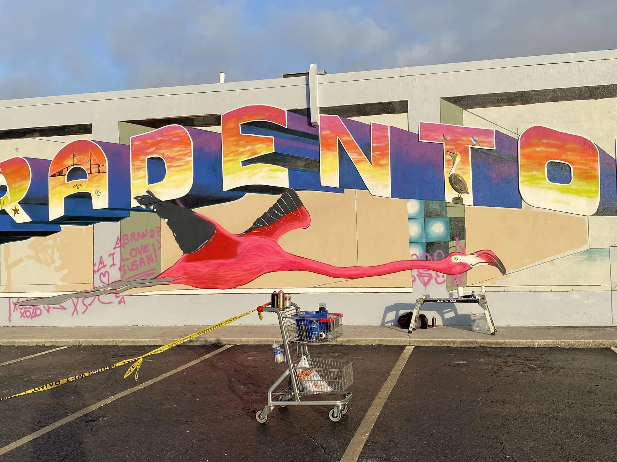 Half Painted Bradenton Mural
