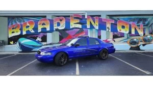 The Bradenton Police at the Bradenton mural