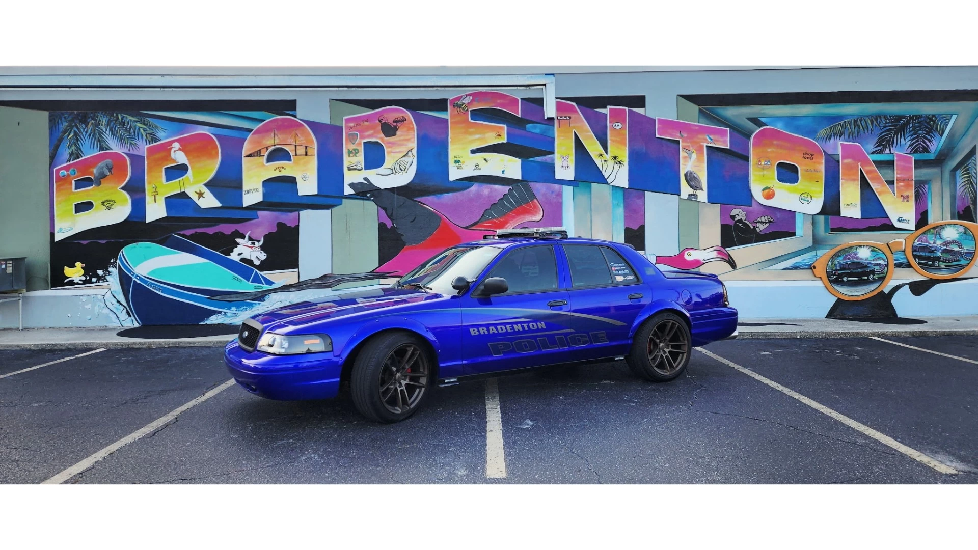 The Bradenton Police at the Bradenton mural